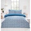 Rapport Home Pebbles Microfibre Duvet Cover Set Single-size Bedding Blue