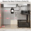 Corbyles 2 Pack 21IN-Depth Under Sink Organizer With Next-Gen Ball-Bearing