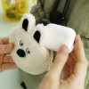 Doodle 두들 키링 파우치 [04 화이트 캣] Doodle Keyring Pouch