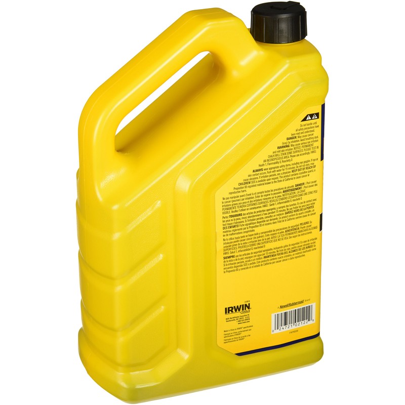 IRWIN Tools STRAIT-LINE 2032160 Permanent Marking Chalk, 5-pound, Black (2032160)