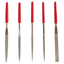 HTS 101C0 5 Pc 80mm / 180 Grit Mini Diamond Needle File Set
