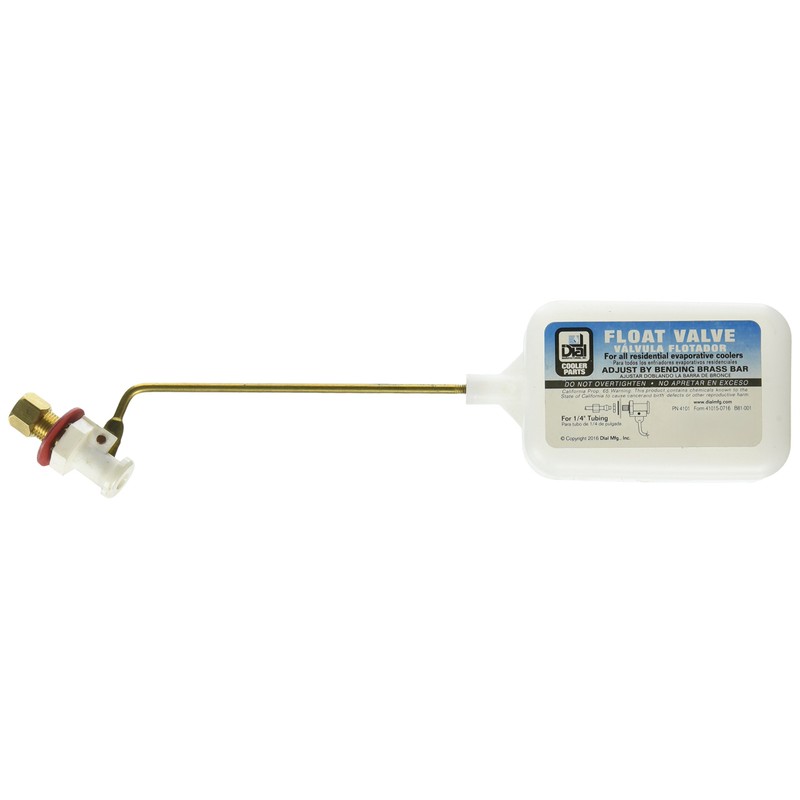 Dial 4101 Evaporative Cooler Float Valves, 1/4 In, Brass