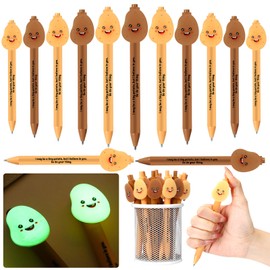 MotiMind 10 Pcs Potato Pens Bulk Luminous Thank You Gifts Bulk End of Year Student Gifts from Teacher Emotional Support Potato Pens Encouragement Classroom Prizes for Nurse Week Mental Health