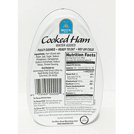 BRISTOL Cooked Ham Water Added/Smoke Flavoring Added (1-CAN) (NET WT 16 OZ)