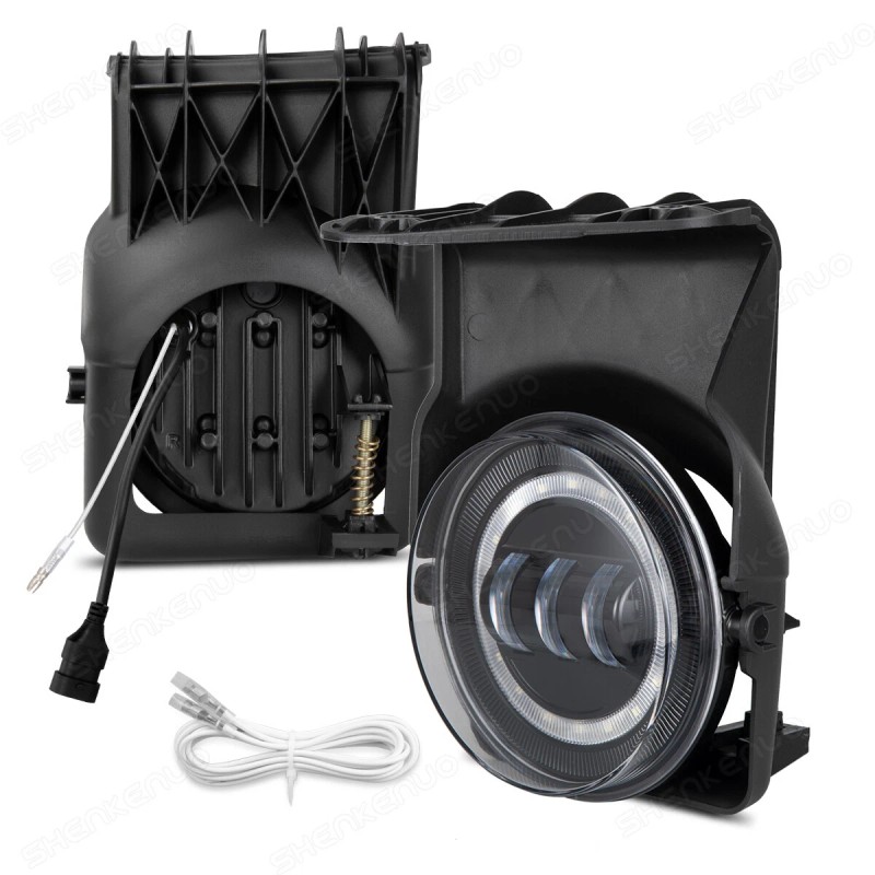 SHENKENUO Full LED Fog Lights Lamps Fit For 2003-2006 GMC