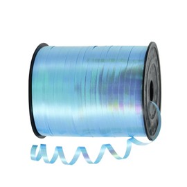 Blue Ribbon Iridescent Curling Ribbon Sting for Balloons - 500 Yards, 5mm, Gift Wrapping, Birthday, Wedding, Party, Christmas Decorations