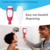 Wall Mounted Shower Dispenser Cover Silicone Sleeve Bathroom Organizer Shampoo