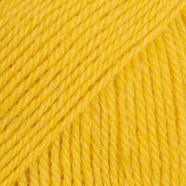 DROPS Flora 17 Mix Yellow 4 ply Alpaca and Wool Knitting and Crochet Yarn