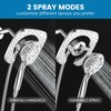 High Pressure Shower Heads, 7.2Inch 2 in 1 Rainfall Shower