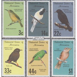 Micronesia 77-82 (Complete. Ausg.) 1988 Birds (Stamps for Collectors)