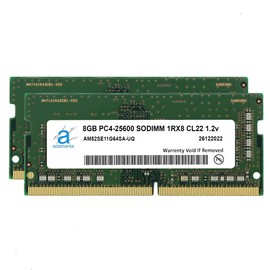 Adamanta 16GB (2x8GB) Compatible for HP ProBook 440 G10, 445 G10, 450 G10, 455 G10 Laptop DDR4 3200MHz PC4-25600 SODIMM 1Rx8 CL22 1.2v Notebook Memory RAM Upgrade