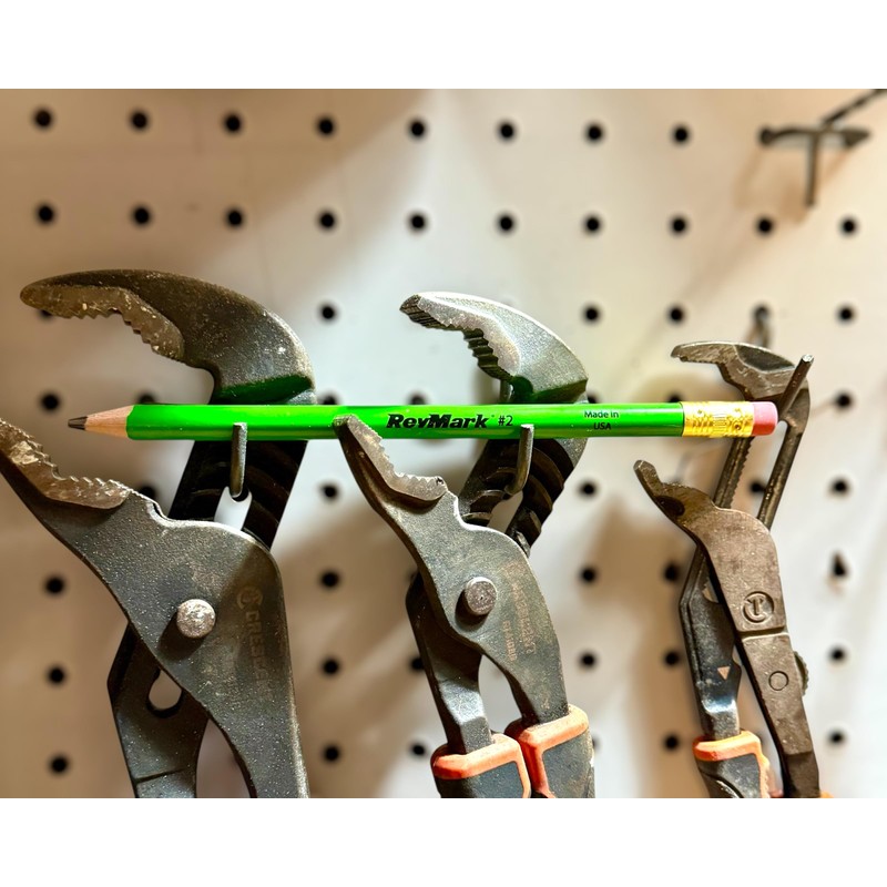 RevMark Jumbo Round Pencil 24-Pack with Black Lead, USA Made.