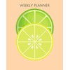 Weekly Planner: Lemon and Lime Undated