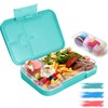 Braoses Bento Lunch Box with 4/6 Compartments, Robust Snack Box,