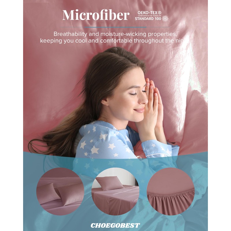 CHOEGOBEST Easy Care Luxury Microfiber Extra Soft and Cooling Bed