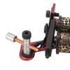10 Wraps Coil Tattoo Machine Iron Frame Red Hollow Butterfly