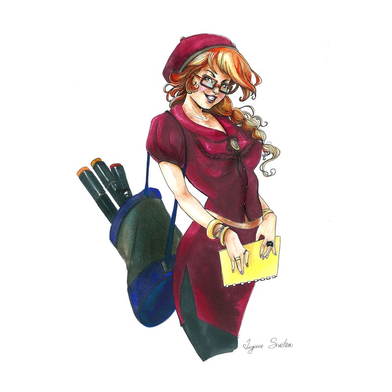 Graph'it Pack of 12 Double Ended Alcohol Based Markers Warm