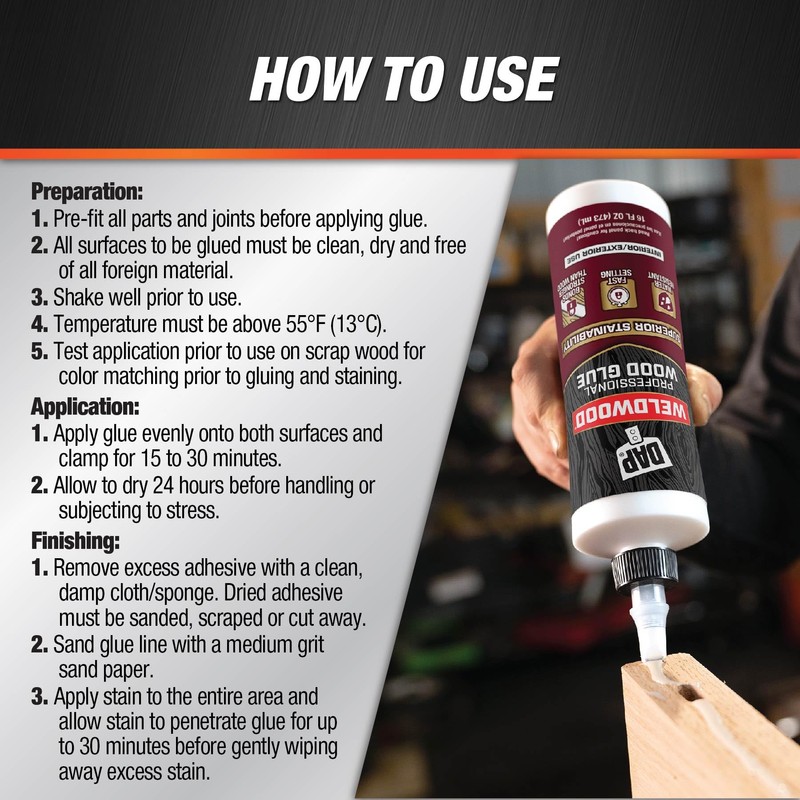 DAP Weldwood Professional Wood Glue, 16 Oz (7079800481)