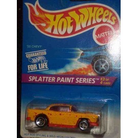 Splatter Paint Series #3 55 Chevy Mint #410 1:64 Scale by Hot Wheels