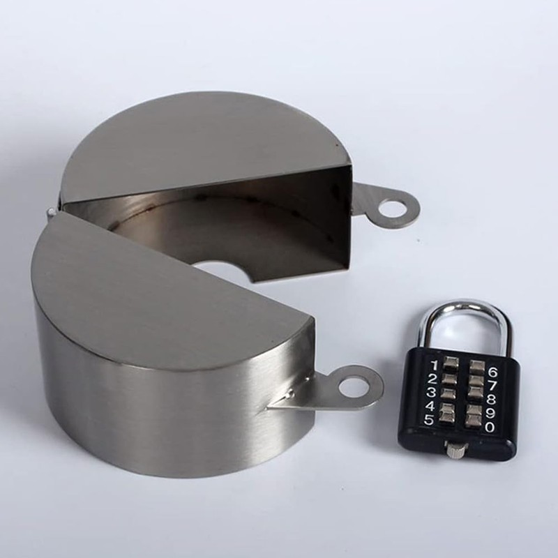 Yardwe Kit De Dispositivo De Bloqueo De Grifo, Cubierta De