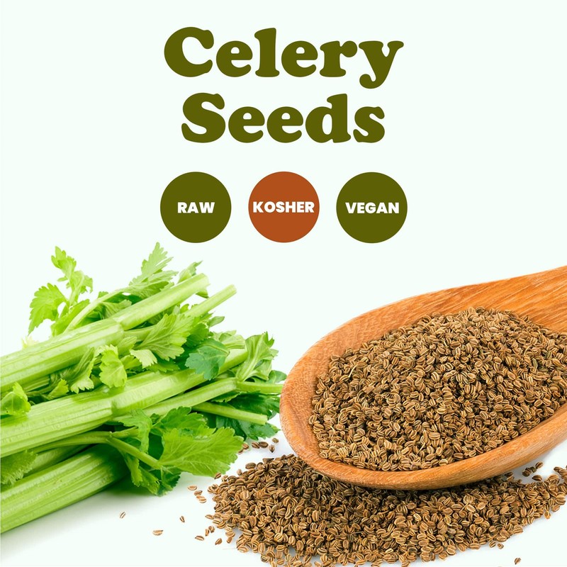 Food to Live Whole Celery Seeds, 1 Pound – Dried