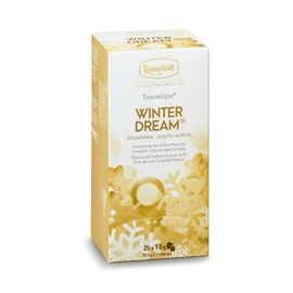 Ronnefeldt Teavelope Winterdream – Infusión Herbal de Té Rooibos con caramelo, naranja y especias 25 piezas 2.5 gr
