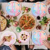 76Pcs 6 7 Birthday Decoration Plates,67 Plates and Forks Set