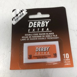 Derby Platinum Extra Double Edge Razor Blades 10 Ct