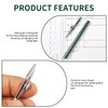 Verazquy 3Pcs Masking Fluid Pen Set, Adjustable Ruling Pen for