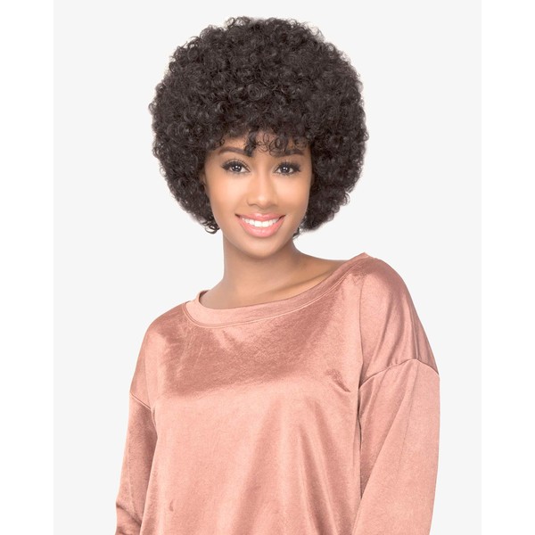 (F4/30) Abelle CLOUD Synthetic Short Medium Afro Curly Wig