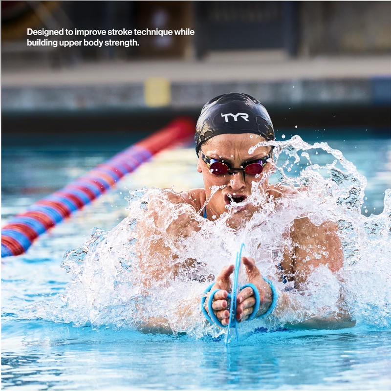 TYR Unisex Adult catalyst stroke training paddles Training Paddles -