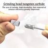 Henyall 180 Grit Sanding Bands Nail Drill 100Pcs,Sanding Band Nail