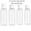ShaniTech 20 Pcs Leak Proof Refillable Air Travel Containers Bottle