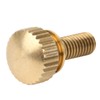 50Pcs Flat Knurled Thumb Screw Wring Round Head Pure Copper