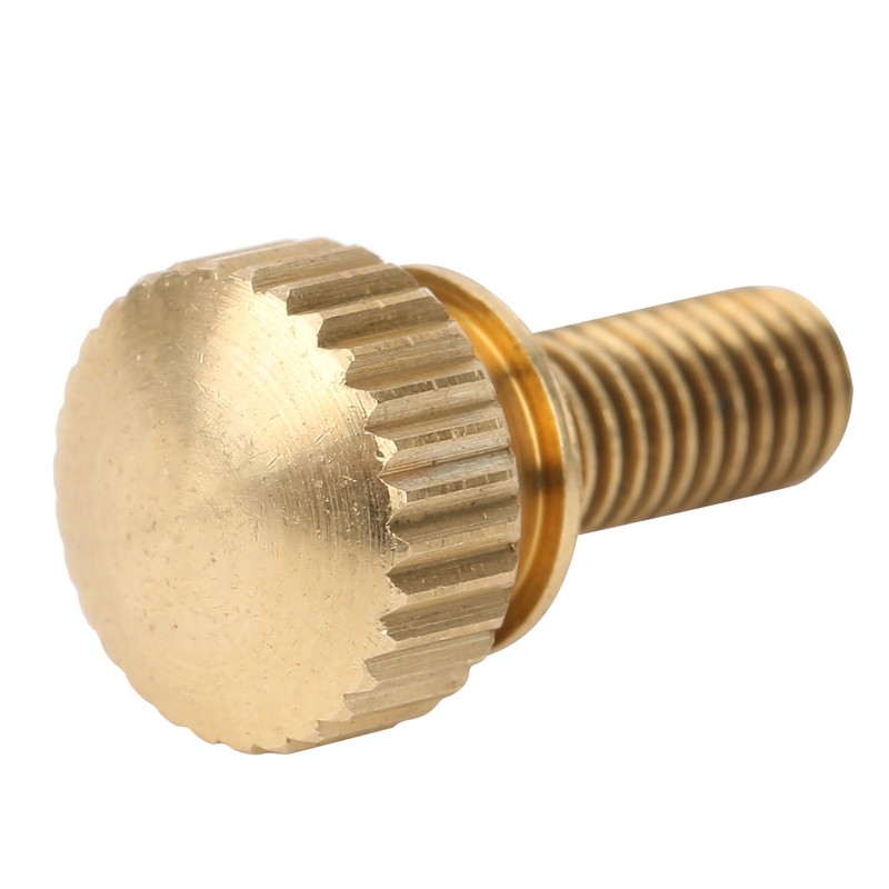 50Pcs Flat Knurled Thumb Screw Wring Round Head Pure Copper