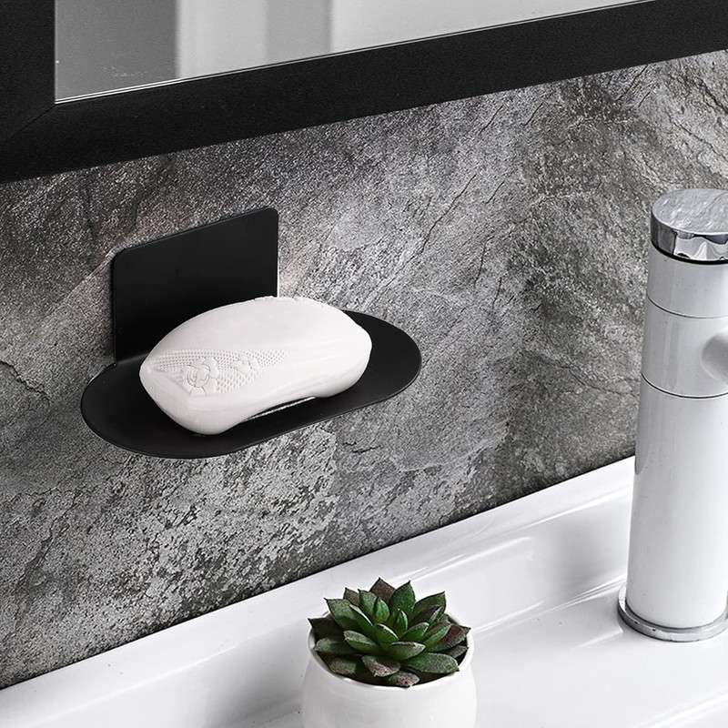 Rise age Soap Holders for Shower, Adhesive Shower Soap Holder,