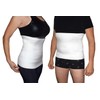 BODYPERFECT Teratex Bianco Elastic Compression Belt, Back Support, Abdominal Bandage,