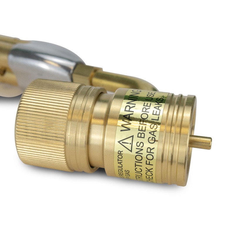 Professional Double Flame Propane MAPP Gas Torch, 360° Swivel Brazing