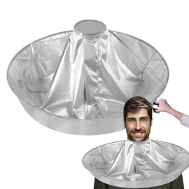 Hair Catcher for Haircuts - Haircut Cape Umbrella Waterproof Hair Cloak,Comfortable Hairdressing Gown Barber Cape for Home Hair Salon