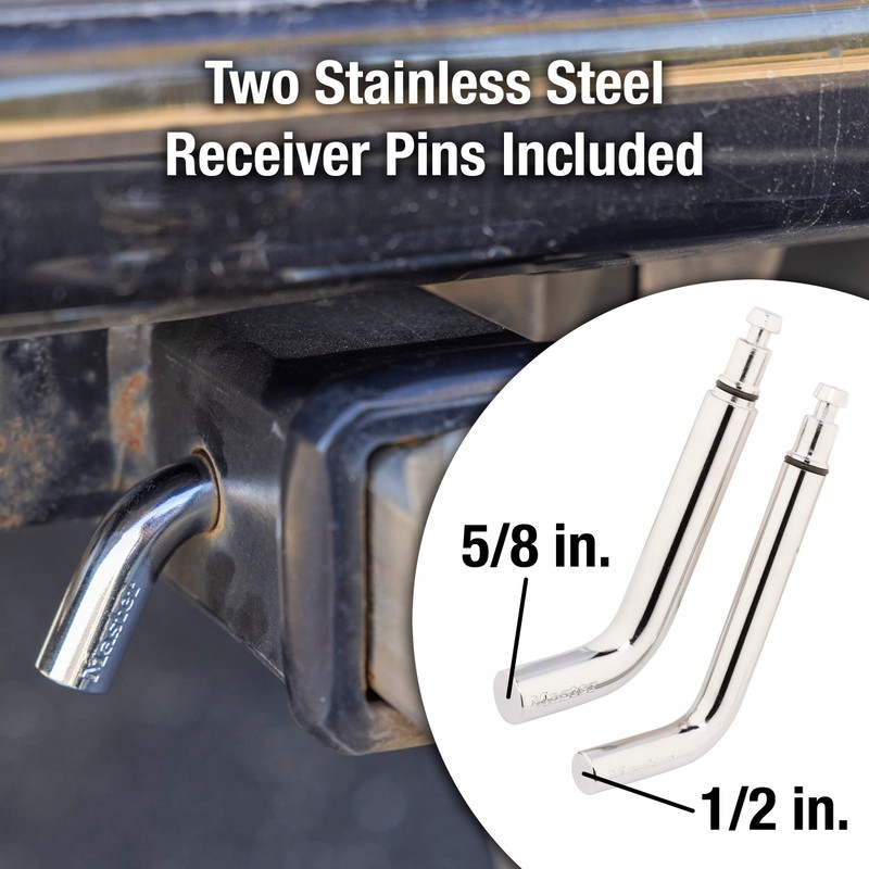 Master Lock Receiver Lock, 1/2 in. and 5/8 in. Swivel