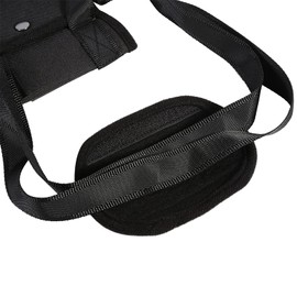 Marhynchus Arnés Resistente de Asistencia de Elevación de Perros Negros con, Tamaño Ajustable, Ideal para Soporte de Movilidad, Material Suave y Duradero (M)