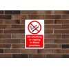 Safety First Display LTD No smoking or vaping in these