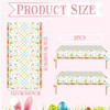 YaYaFunFun 2pcs Easter Table Cloth Party Plastic Easter Bunny Tablecloths,137