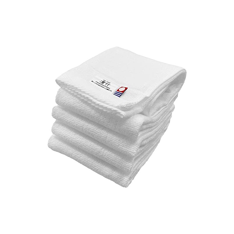 Imabari Towel, Bamboo Textile, Hand Towel, 13.0 x 14.2 inches