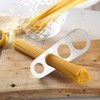 UILYNIU 3 Pcs Spaghetti Measurer Tool, 4 Holes Stainless Steel