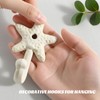 Newnessai 3Pcs Decorative Hooks, Cast Iron Star Fish Beach Themed