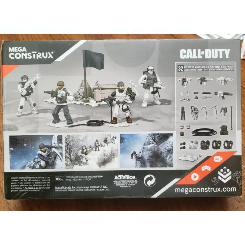 Mega Construx Call of Duty Arctic Troopers Construction Playset