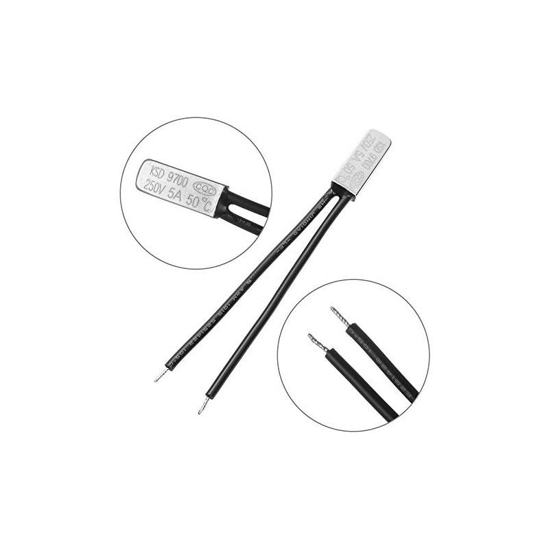 BE-TOOL Thermostat Thermal Protector, KSD9700 Thermal Protector - Bimetal Temperature