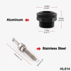 zalati Quick Release Latch Car Hood Lock 22 mm Stainless