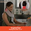 Calming Heat Neck Wrap by Sharper Image Copper & Charcoal
